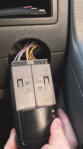 Volkswagen light switch replacement #automobile #mechanic