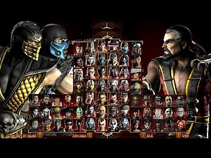 Mortal Kombat ALL KLASSIC Skins MK vs DC Mod DLC SHANG TSUNG SONYA SCORPION KITANA BARAKA & more MK9