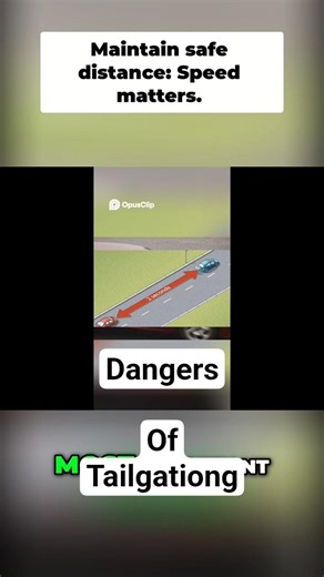 Safe Following Distance. Master Your Stopping Distance!