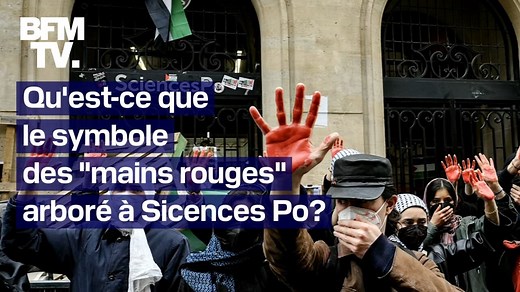 Proche-Orient: que signifie le symbole des "mains rouges" arboré par certains militants propalestiniens?