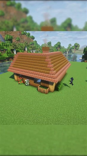 You NEED this Cabin in your Forest 🏠 #minecraft