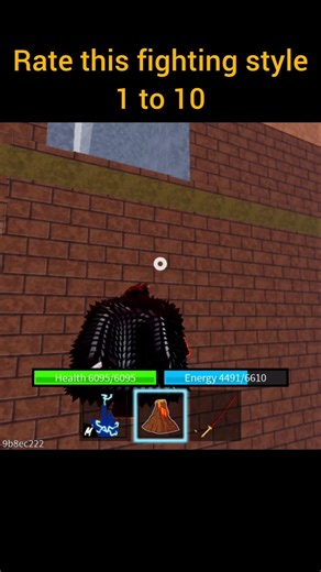 RATE THIS FIGHTING STYLE 🐉#shorts #gaming #roblox #bloxfruits