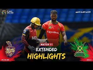 Extended Highlights | Trinbago Knight Riders vs Guyana Amazon Warriors | CPL 2021