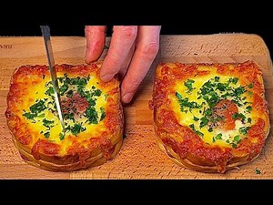 Crispy Cheese Egg Toast, The Most Delicious Breakfast, I Love it