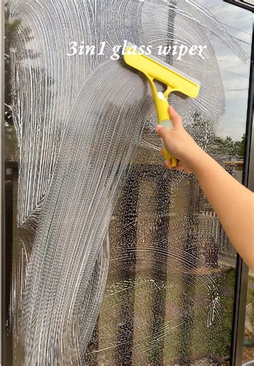 3-in-1 Glass Wiper: Multifunctional Glass Cleaner Tool