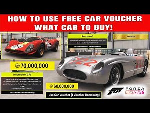 Forza Horizon 6 How to Use FREE Car Voucher Tutorial | What Car to Buy? | Clothing Voucher | PREMIUM
