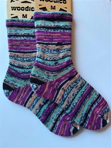 Knit Wool Crew Socks - Etsy