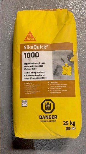 SilkaQuick 1000: rapid hardening repair #construction #mortar #carpenter
