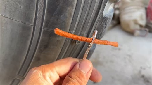 Janis Khan on Instagram: "Tubeless kit repair just so easy #tyre #short #truck #reels #mechanic"