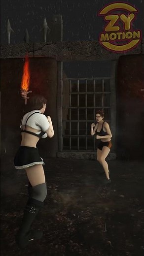 3D Ryona Girl Fighting Animation (Virginia vs Lisa)