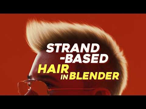 How to Import STRAND-BASED HAIR from Daz to Blender with Diffeomorphic