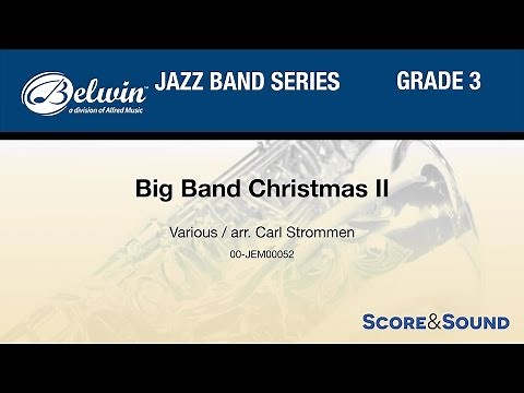 Big Band Christmas II, arr. Carl Strommen - Score & Sound