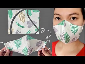 EASY!! Fast and Easy Way to Make 3 Layer Face Mask | Easy Pattern