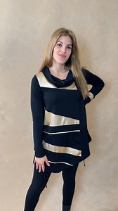 ✨ Zlat dotik ✨ https://joeandlucashop.si/product/tunika-eda-crno-zlata/ | Joe & Luca