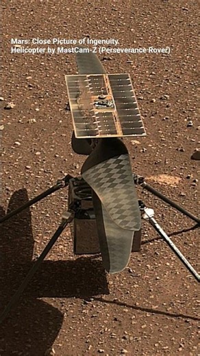 Mars: Latest Footages of Ingenuity Helicopter images taken by MastCam-Z (Perseverance Rover) #mars