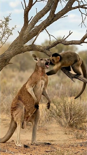 Don't mess with a Monkey with a stick! 🐒🪵 #Shorts