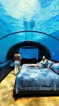 World's Most Incredible Underwater Hotel #AmazingPlaces #TravelShorts #Shortsfeed