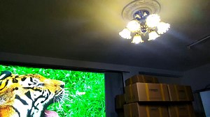 CHMHIFI天火音响系统＋投影机效果（LED灯120瓦）