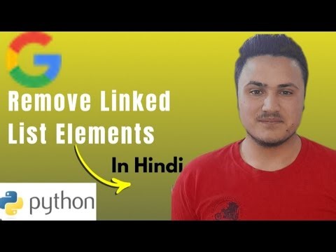 Remove Linked List Elements (leetcode with python) In Hindi.