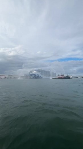 The stars have aligned!✨Watch our live stream of Star Princess as she departs Port Everglades for the first time. | Port Everglades