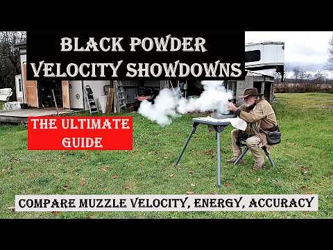 Black Powder Velocity Tests: The Ultimate Guide