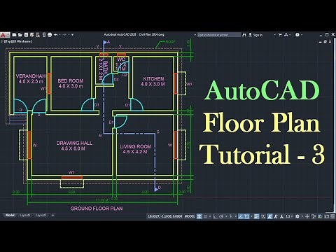 AutoCAD Floor Plan Tutorial for Beginners - 3