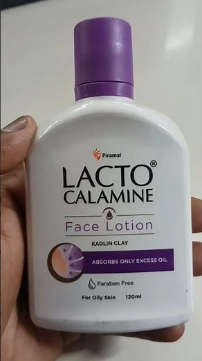 Lacto Calamine Face Lotion 🌿 Oil Control Test!#shorts