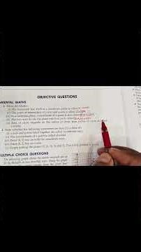 class 8th maths ML Aggarwal the new book of Mathematics chapter 14 objective questions