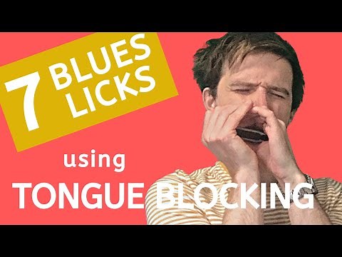 7 Cool Blues Harp Licks with Tongue Block (+ Free Harmonica Tabs)