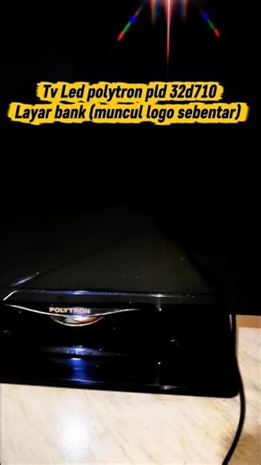 cara Memperbaiki tv Led polytron layar blank #shorts