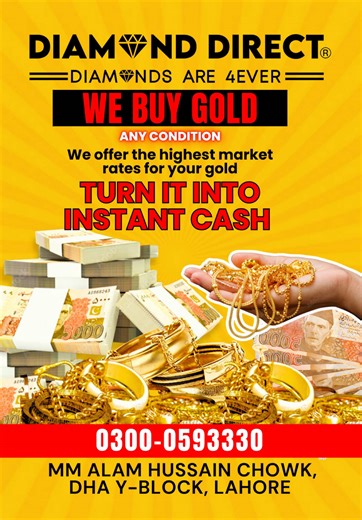 Sell Your Gold for Instant Cash in Lahore Today