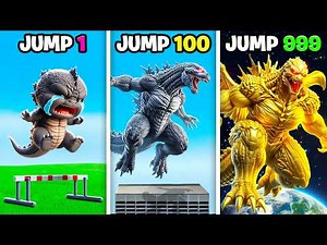 GODZILLA Upgrades with Every JUMP in GTA 5!