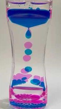 ASMR Pink and Blue Liquid Timer - Mesmerizing Calming