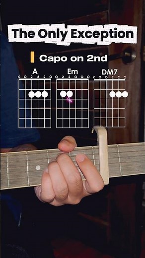The Only Exception Guitar Tutorial | Paramore | Guitar Chords | Song for Beginners