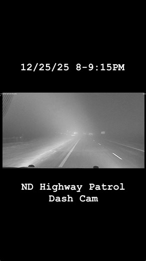 Road conditions are improving across much of the state, but drivers should still watch for icy patches and refreezing overnight. This dash-cam footage from last night, 12/25/25, near Fargo and shows why slowing down early matters. When you see flashing lights, reduce your speed well below the posted limit and well below what may feel comfortable for conditions. Several drivers in this video do exactly what they should, slowing down early and maintaining control. The final vehicle shown was trave