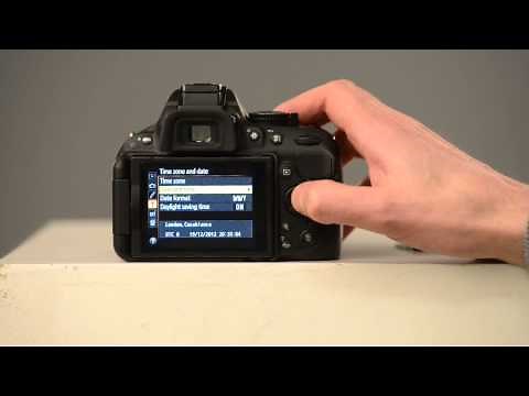 Nikon D5200 camera initial setup - youtube