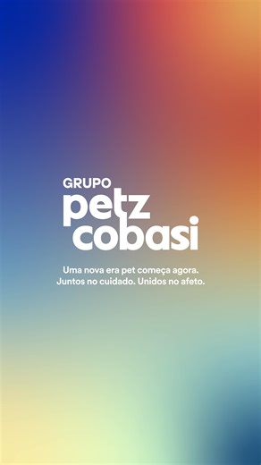 Petz on Instagram: "O que acontece quando as duas empresas que mais se dedicaram aos pets no Brasil unem forças? O Grupo Petz Cobasi. Vem muita coisa incrível por aí, mas de uma coisa você pode ter certeza: a essência das duas marcas e o amor pelos animais vai continuar a ser nosso principal propósito. Continue contando conosco – estaremos sempre por perto levando dedicação e carinho aos pets que tanto alegram as casas dos brasileiros e a quem cuida deles todos os dias. Ah! Importante reforçar q