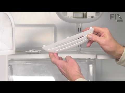 Whirlpool Refrigerator Repair - How to Replace the Damper Grill