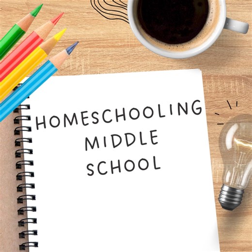 Middle school is such an important and exciting time in your child’s life... but it can also pose brand new challenges. Your child is maturing, which often comes with mood swings, sarcasm, peer influence, and more. 🫠 Here are a few tips to homeschool through the middle school years smoothly, and make things easier on you AND your tween! 1. Give them autonomy in their learning: Letting your child make choices such as what electives they'd like to take or the time of day in which they'd like to s