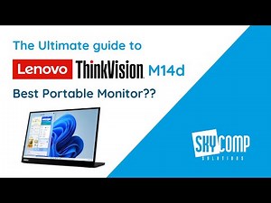 Lenovo ThinkVision M14D - Unboxing, Set-Up and Features