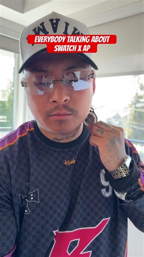 Swatch X AP ocho negro watch is fire #swatches