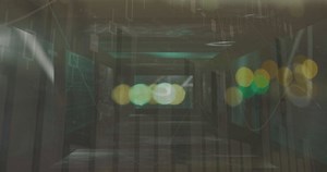 Animation of math formulas, graphs and digital space. Data processing, network and digital space concept digitally generated video.