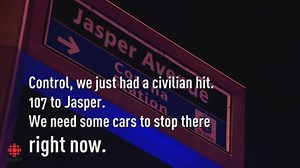 Listen: Police radio transmissions recorded during Saturday's dramatic car chase through downtown Edmonton reveal just how terrifyingly quickly the situation escalated. (Audio source: liveleak.com) WARNING: Some may find this video upsetting. More: www.cbc.ca/1.4322542 | CBC Edmonton