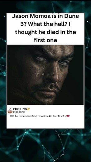 Jason Momoa’s New Dune Poster Confirms the Franchise’s Best Twist #dune3 #jasonmomoa