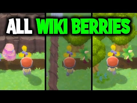ALL WIKI BERRY LOCATIONS ON POKEMON BRILLIANT DIAMOND AND SHINING PEAR;