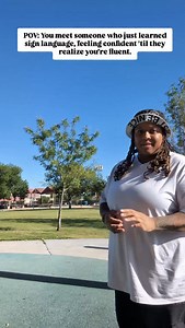 They walked in confident, signed like they knew it… then I joined the convo. #reelsoftheday #ASL #signlanguage #viralvideos #fluentflex #handspeak #explorepage #fyp #teammsdeafqueen | Queen Foreverrr