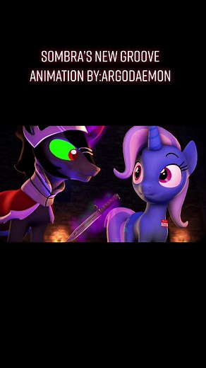 Sombra’s New Groove- Animation by:Argodaemon, #kingsombra #sombra #trixie #mlptrixie #mlp #mylittlepony #mylittleponyfriendshipismagic #blood #cake #army #war #overthrowthegovernment #kills #funny #lol #princesscelestia #mlpprincesscelestia #guards #ponys #3danimation #animation #evil #deaths #fyp #foryoupage #trending #viral #argodaemon #knifes #cute #adorableanimals