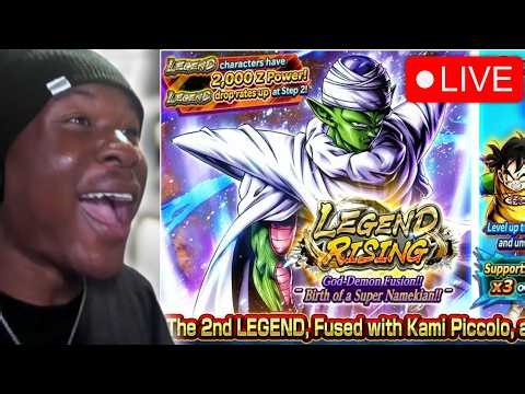 🔴20,000 CC+ LEGEND PICCOLO SUMMONS LIVE?! (DRAGON BALL LEGENDS) #dbl #dblegends