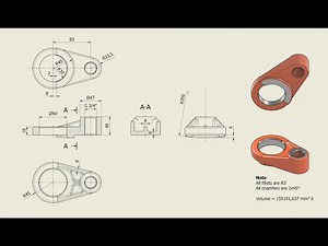Tutorial Inventor - 523 CONNECTING PART