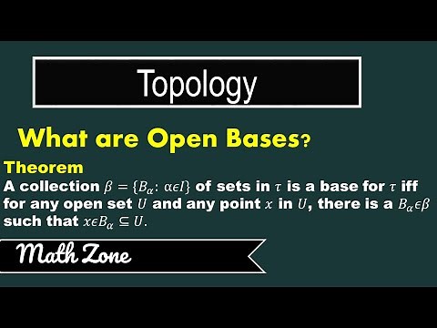Open Bases in a Topology